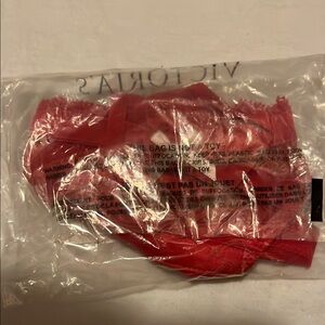 Victoria's Secret Red Lingerie Set